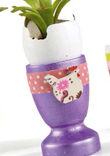 Huevos con plantas